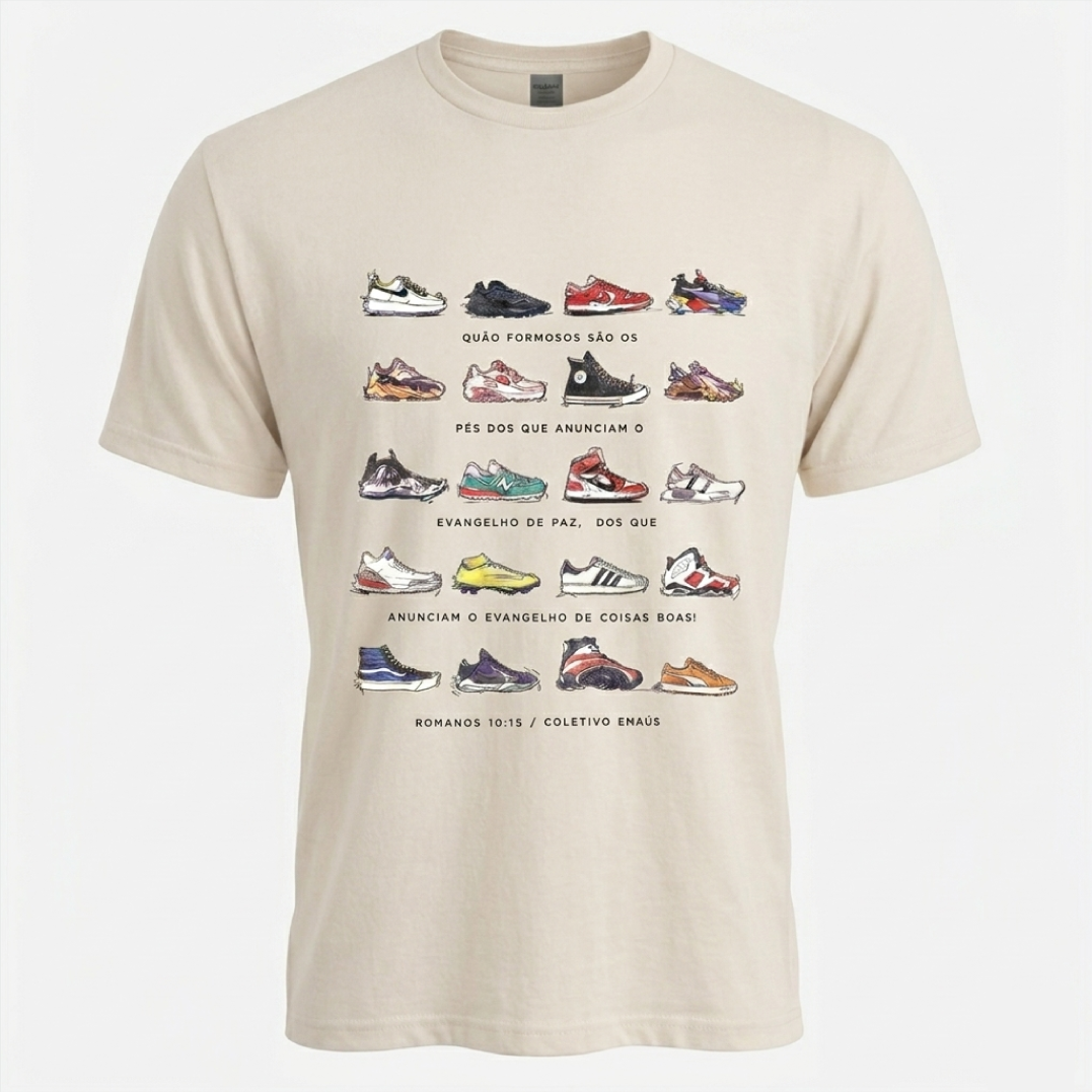 Polera Unisex «Sneakers» – Edición Emaús - Imagen 2