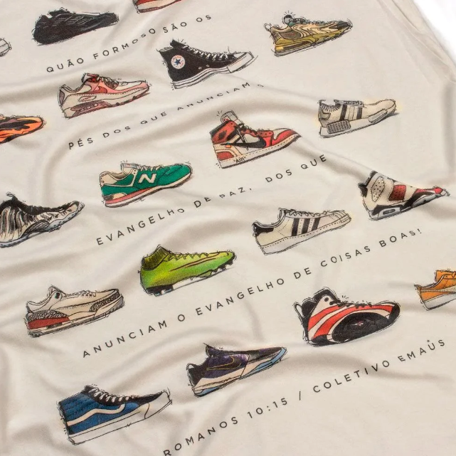 Polera Unisex «Sneakers» – Edición Emaús - Imagen 4